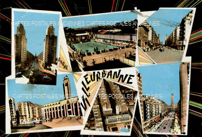 Cartes postales anciennes > CARTES POSTALES > carte postale ancienne > cartes-postales-ancienne.com Rhone  Villeurbanne