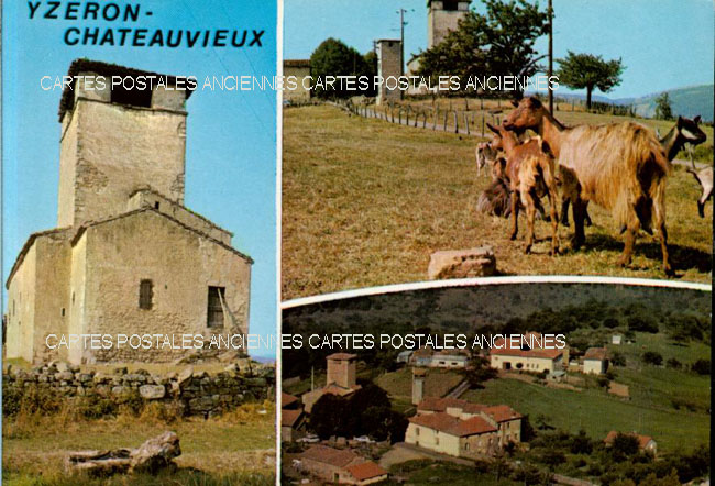Cartes postales anciennes > CARTES POSTALES > carte postale ancienne > cartes-postales-ancienne.com Rhone  Yzeron