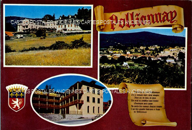 Cartes postales anciennes > CARTES POSTALES > carte postale ancienne > cartes-postales-ancienne.com Rhone  Pollionnay