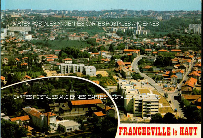 Cartes postales anciennes > CARTES POSTALES > carte postale ancienne > cartes-postales-ancienne.com Rhone  Francheville