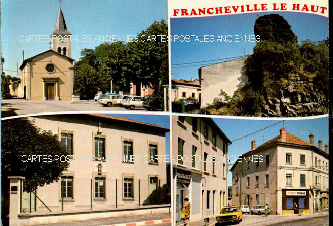 Cartes postales anciennes > CARTES POSTALES > carte postale ancienne > cartes-postales-ancienne.com Rhone  Francheville