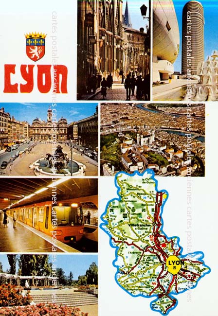 Cartes postales anciennes > CARTES POSTALES > carte postale ancienne > cartes-postales-ancienne.com Rhone  Lyon
