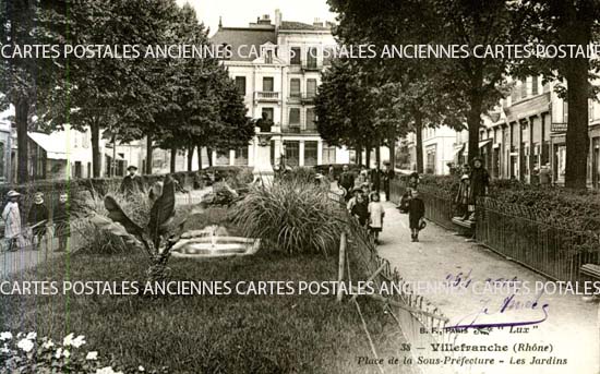 Cartes postales anciennes > CARTES POSTALES > carte postale ancienne > cartes-postales-ancienne.com Auvergne rhone alpes Rhone Villefranche Sur Saone