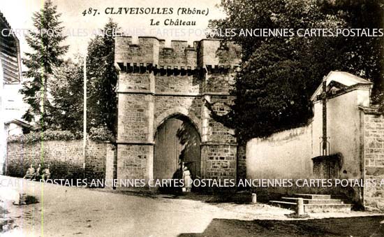 Cartes postales anciennes > CARTES POSTALES > carte postale ancienne > cartes-postales-ancienne.com Auvergne rhone alpes Rhone Claveisolles