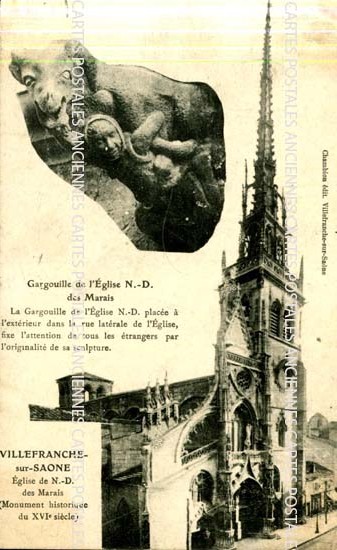 Cartes postales anciennes > CARTES POSTALES > carte postale ancienne > cartes-postales-ancienne.com Auvergne rhone alpes Rhone Villefranche Sur Saone