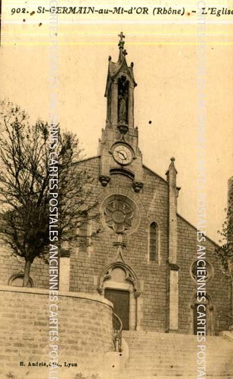 Cartes postales anciennes > CARTES POSTALES > carte postale ancienne > cartes-postales-ancienne.com Auvergne rhone alpes Rhone Saint Germain Au Mont D Or
