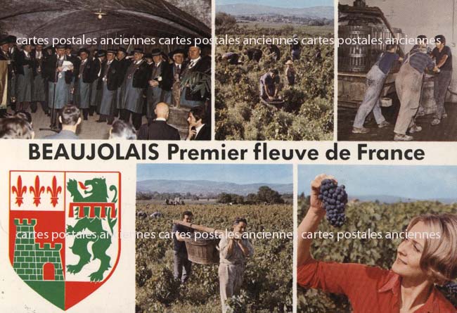 Cartes postales anciennes > CARTES POSTALES > carte postale ancienne > cartes-postales-ancienne.com Auvergne rhone alpes Rhone Beaujeu