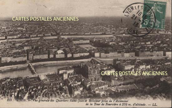 Cartes postales anciennes > CARTES POSTALES > carte postale ancienne > cartes-postales-ancienne.com Auvergne rhone alpes Rhone Lyon