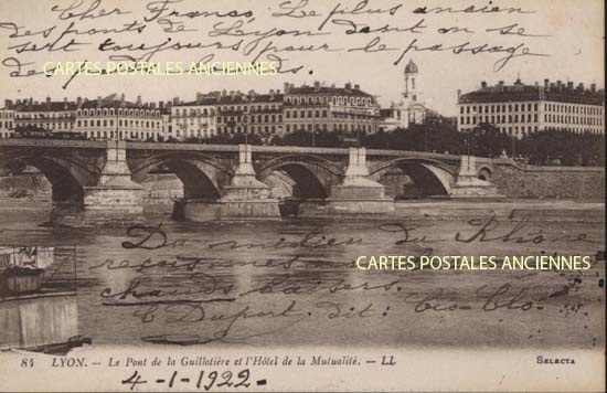 Cartes postales anciennes > CARTES POSTALES > carte postale ancienne > cartes-postales-ancienne.com Auvergne rhone alpes Rhone Lyon 7eme