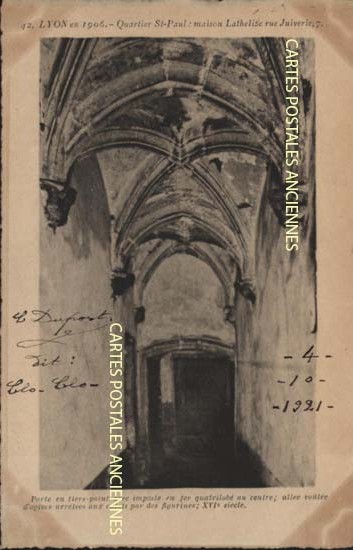 Cartes postales anciennes > CARTES POSTALES > carte postale ancienne > cartes-postales-ancienne.com Auvergne rhone alpes Rhone Lyon 5eme