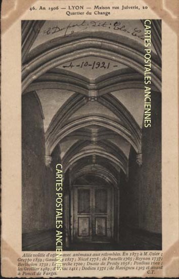 Cartes postales anciennes > CARTES POSTALES > carte postale ancienne > cartes-postales-ancienne.com Auvergne rhone alpes Rhone Lyon 5eme