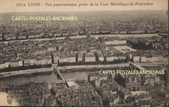 Cartes postales anciennes > CARTES POSTALES > carte postale ancienne > cartes-postales-ancienne.com Auvergne rhone alpes Rhone Lyon