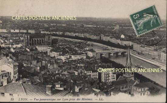 Cartes postales anciennes > CARTES POSTALES > carte postale ancienne > cartes-postales-ancienne.com Auvergne rhone alpes Rhone Lyon
