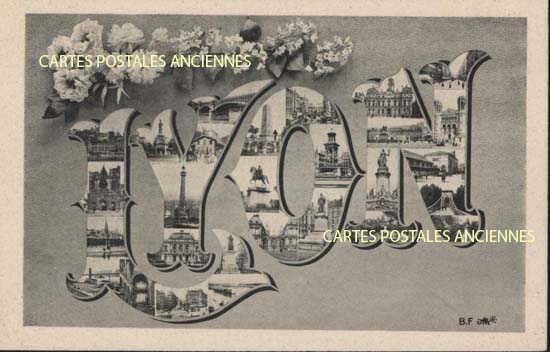 Cartes postales anciennes > CARTES POSTALES > carte postale ancienne > cartes-postales-ancienne.com Auvergne rhone alpes Rhone Lyon