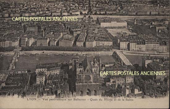 Cartes postales anciennes > CARTES POSTALES > carte postale ancienne > cartes-postales-ancienne.com Auvergne rhone alpes Rhone Lyon