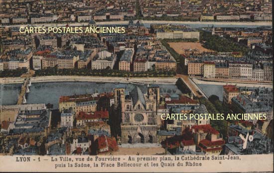 Cartes postales anciennes > CARTES POSTALES > carte postale ancienne > cartes-postales-ancienne.com Auvergne rhone alpes Rhone Lyon