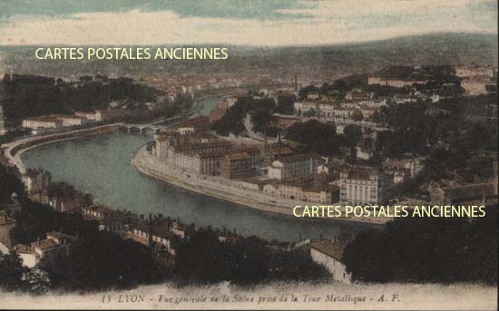 Cartes postales anciennes > CARTES POSTALES > carte postale ancienne > cartes-postales-ancienne.com Auvergne rhone alpes Rhone Lyon