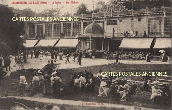 Cartes postales anciennes > CARTES POSTALES > carte postale ancienne > cartes-postales-ancienne.com Auvergne rhone alpes Rhone Charbonnieres Les Bains