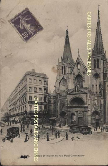 Cartes postales anciennes > CARTES POSTALES > carte postale ancienne > cartes-postales-ancienne.com Auvergne rhone alpes Rhone Lyon 2eme
