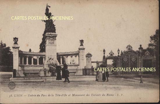 Cartes postales anciennes > CARTES POSTALES > carte postale ancienne > cartes-postales-ancienne.com Auvergne rhone alpes Rhone Lyon 6eme