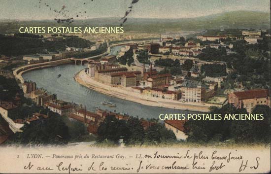 Cartes postales anciennes > CARTES POSTALES > carte postale ancienne > cartes-postales-ancienne.com Auvergne rhone alpes Rhone Lyon