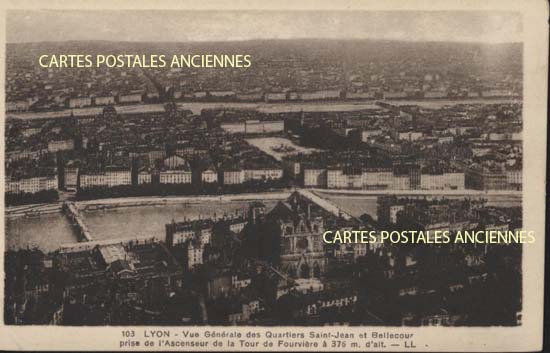Cartes postales anciennes > CARTES POSTALES > carte postale ancienne > cartes-postales-ancienne.com Auvergne rhone alpes Rhone Lyon