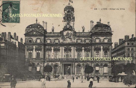 Cartes postales anciennes > CARTES POSTALES > carte postale ancienne > cartes-postales-ancienne.com Auvergne rhone alpes Rhone Lyon 1er