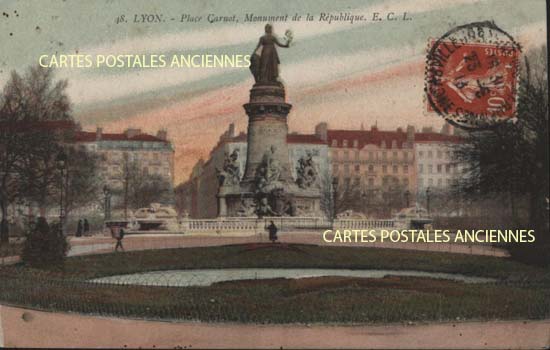 Cartes postales anciennes > CARTES POSTALES > carte postale ancienne > cartes-postales-ancienne.com Auvergne rhone alpes Rhone Lyon 2eme