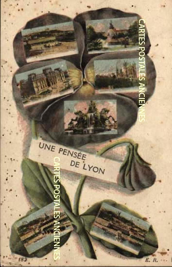 Cartes postales anciennes > CARTES POSTALES > carte postale ancienne > cartes-postales-ancienne.com Auvergne rhone alpes Rhone Lyon