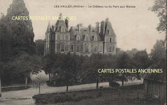 Cartes postales anciennes > CARTES POSTALES > carte postale ancienne > cartes-postales-ancienne.com Auvergne rhone alpes Rhone Les Halles