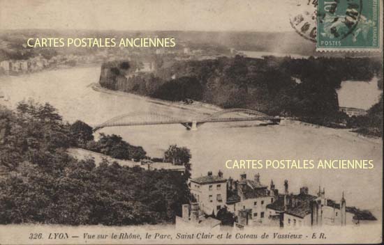 Cartes postales anciennes > CARTES POSTALES > carte postale ancienne > cartes-postales-ancienne.com Auvergne rhone alpes Rhone Lyon