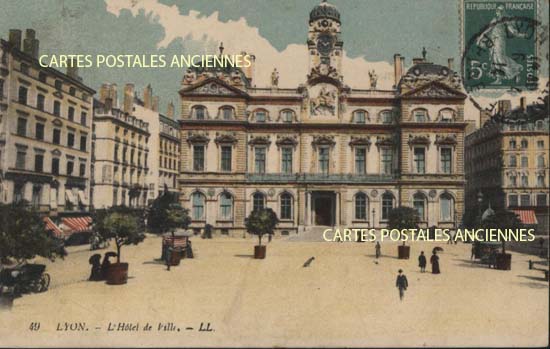 Cartes postales anciennes > CARTES POSTALES > carte postale ancienne > cartes-postales-ancienne.com Auvergne rhone alpes Rhone Lyon 1er