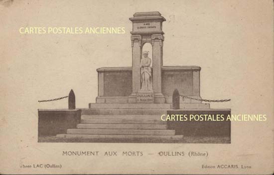 Cartes postales anciennes > CARTES POSTALES > carte postale ancienne > cartes-postales-ancienne.com Auvergne rhone alpes Rhone Oullins