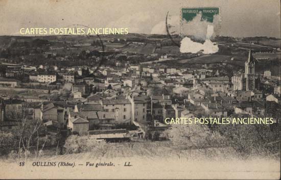 Cartes postales anciennes > CARTES POSTALES > carte postale ancienne > cartes-postales-ancienne.com Auvergne rhone alpes Rhone Oullins