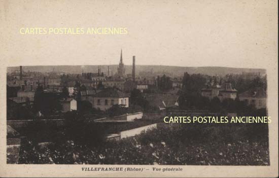 Cartes postales anciennes > CARTES POSTALES > carte postale ancienne > cartes-postales-ancienne.com Auvergne rhone alpes Rhone Villefranche Sur Saone