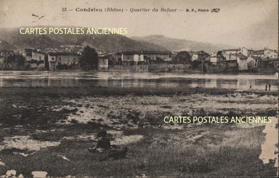 Cartes postales anciennes > CARTES POSTALES > carte postale ancienne > cartes-postales-ancienne.com Auvergne rhone alpes Rhone Condrieu