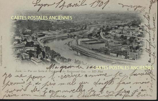 Cartes postales anciennes > CARTES POSTALES > carte postale ancienne > cartes-postales-ancienne.com Auvergne rhone alpes Rhone Lyon