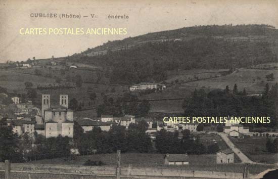 Cartes postales anciennes > CARTES POSTALES > carte postale ancienne > cartes-postales-ancienne.com Auvergne rhone alpes Rhone Cublize
