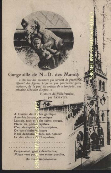 Cartes postales anciennes > CARTES POSTALES > carte postale ancienne > cartes-postales-ancienne.com Auvergne rhone alpes Rhone Villefranche Sur Saone