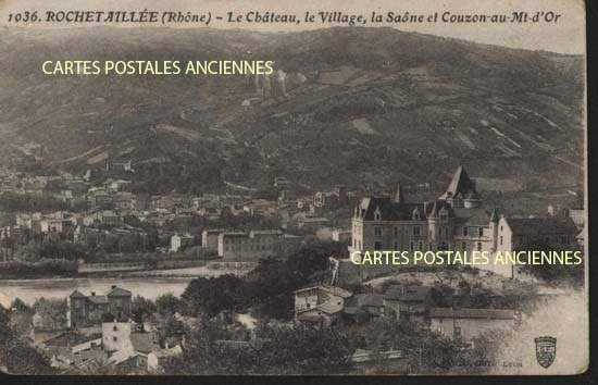 Cartes postales anciennes > CARTES POSTALES > carte postale ancienne > cartes-postales-ancienne.com Auvergne rhone alpes Rhone Rochetaillee Sur Saone