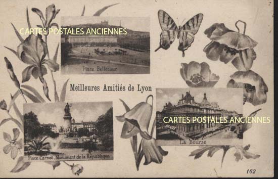 Cartes postales anciennes > CARTES POSTALES > carte postale ancienne > cartes-postales-ancienne.com Auvergne rhone alpes Rhone Lyon