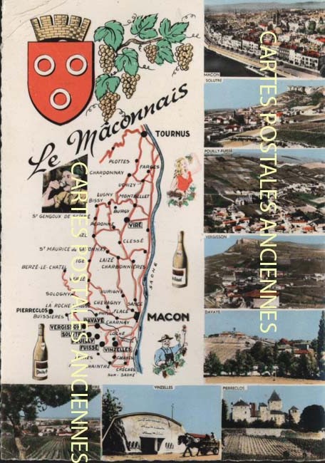 Cartes postales anciennes > CARTES POSTALES > carte postale ancienne > cartes-postales-ancienne.com Bourgogne franche comte Saone et loire Macon
