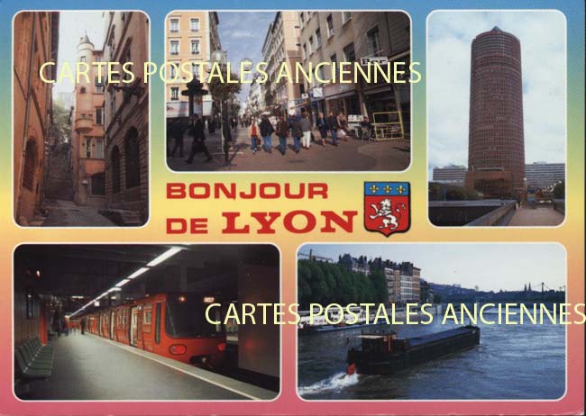 Cartes postales anciennes > CARTES POSTALES > carte postale ancienne > cartes-postales-ancienne.com Auvergne rhone alpes Rhone Lyon
