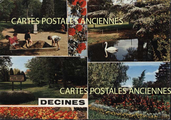Cartes postales anciennes > CARTES POSTALES > carte postale ancienne > cartes-postales-ancienne.com Auvergne rhone alpes Rhone Decines Charpieu