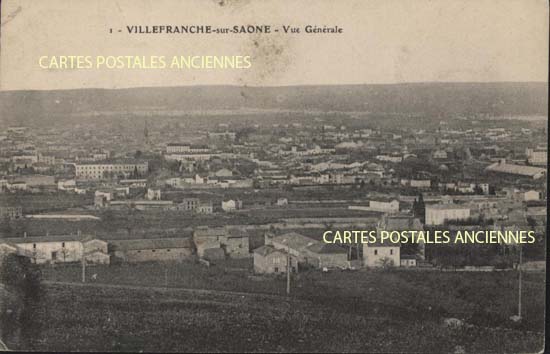 Cartes postales anciennes > CARTES POSTALES > carte postale ancienne > cartes-postales-ancienne.com Auvergne rhone alpes Rhone Villefranche Sur Saone