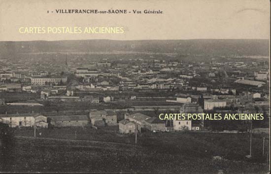 Cartes postales anciennes > CARTES POSTALES > carte postale ancienne > cartes-postales-ancienne.com Auvergne rhone alpes Rhone Villefranche Sur Saone