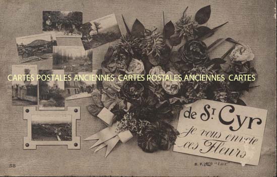Cartes postales anciennes > CARTES POSTALES > carte postale ancienne > cartes-postales-ancienne.com Auvergne rhone alpes Rhone Saint Cyr Au Mont D Or
