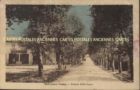 Cartes postales anciennes > CARTES POSTALES > carte postale ancienne > cartes-postales-ancienne.com Auvergne rhone alpes Rhone Sathonay Camp