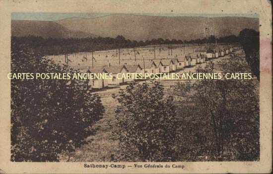 Cartes postales anciennes > CARTES POSTALES > carte postale ancienne > cartes-postales-ancienne.com Auvergne rhone alpes Rhone Sathonay Camp