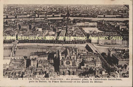 Cartes postales anciennes > CARTES POSTALES > carte postale ancienne > cartes-postales-ancienne.com Auvergne rhone alpes Rhone Lyon